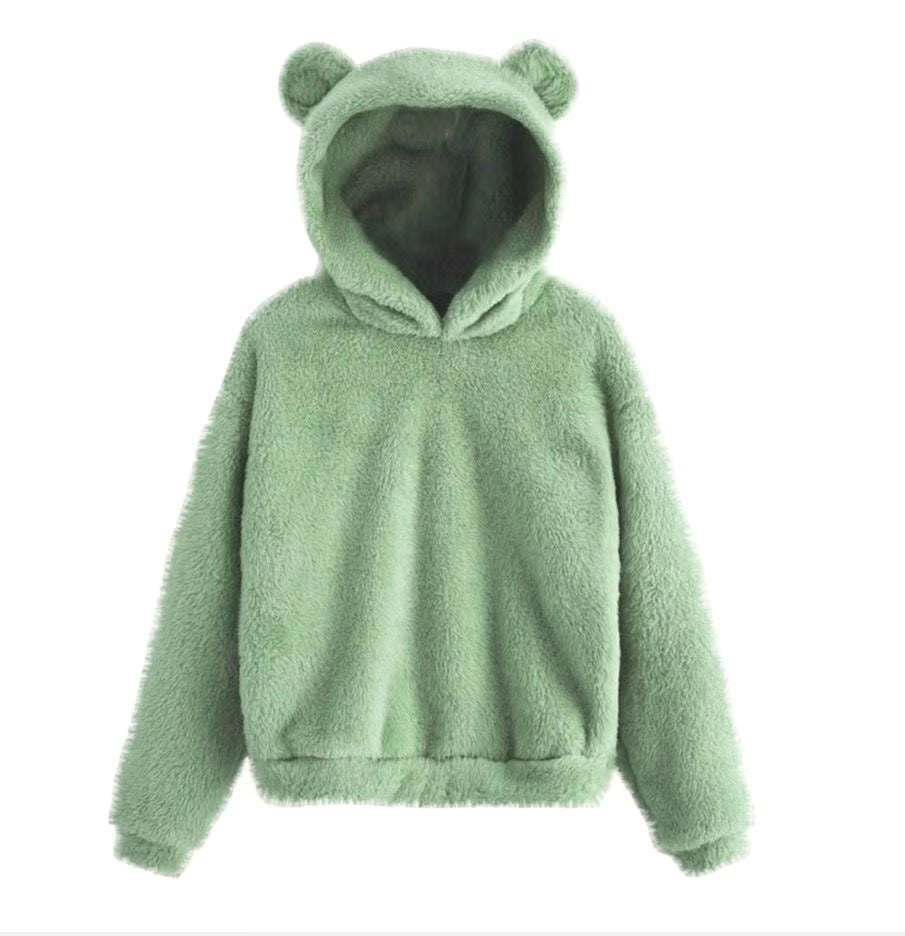 Sweat-shirt en peluche
