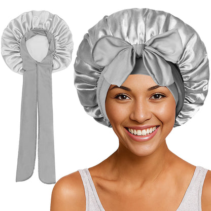 Bonnet de nuit élastique à nœuds