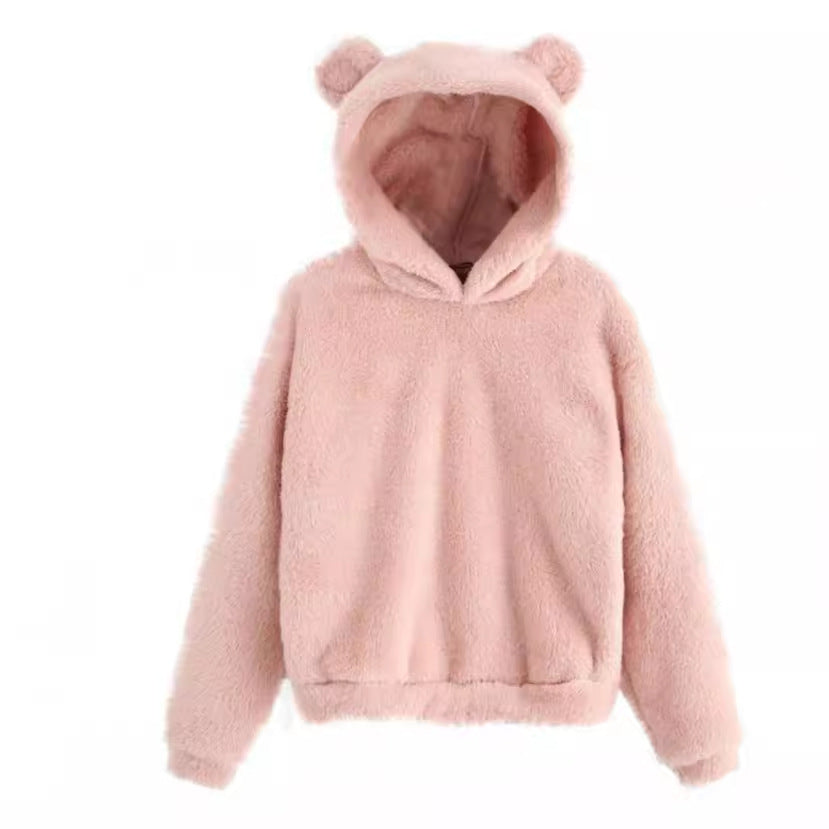 Sweat-shirt en peluche