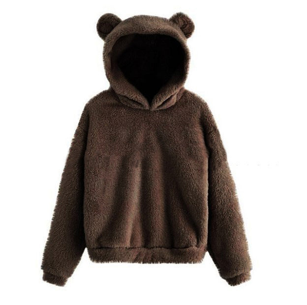 Sweat-shirt en peluche