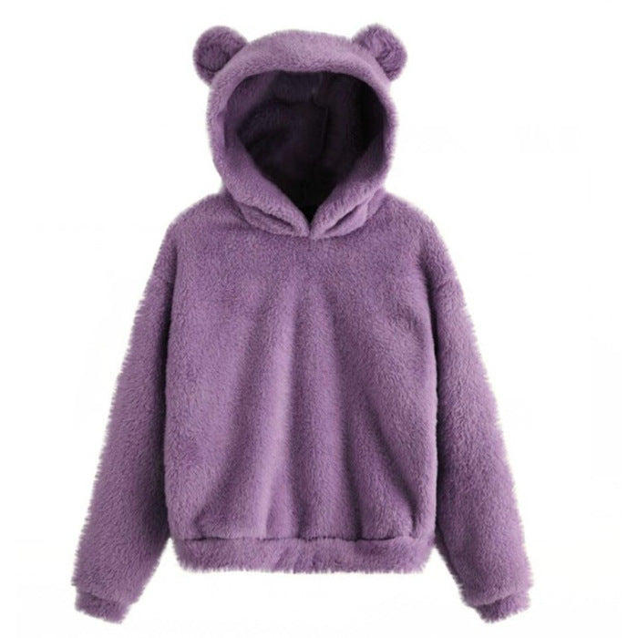 Sweat-shirt en peluche