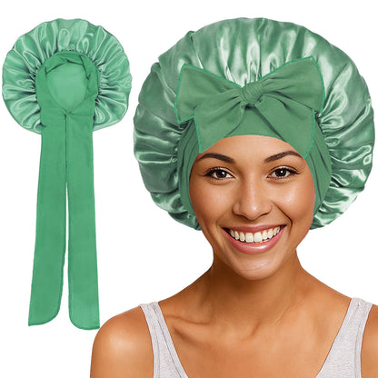Bonnet de nuit élastique à nœuds