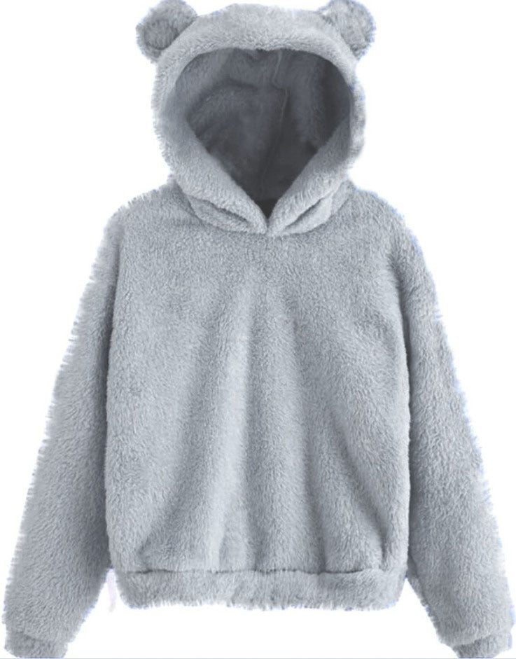 Sweat-shirt en peluche