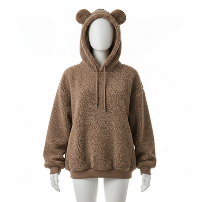 Sweat-shirt en peluche