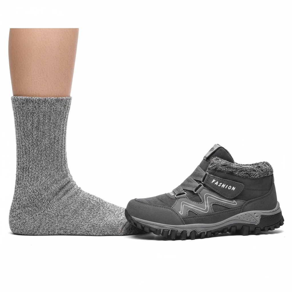 Bottes hivernale épaisse et isolante