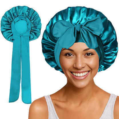 Bonnet de nuit élastique à nœuds