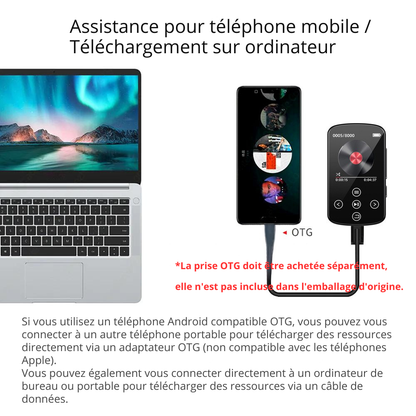Lecteur portatif MP3/MP4 music player